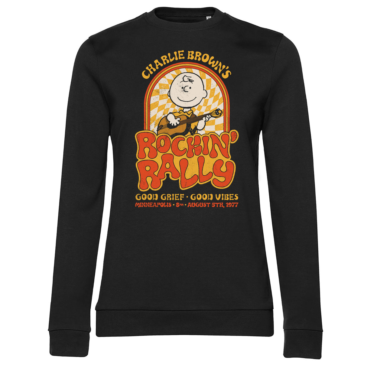 Charlie Browns Rockin Rally Girly Sweatshirt