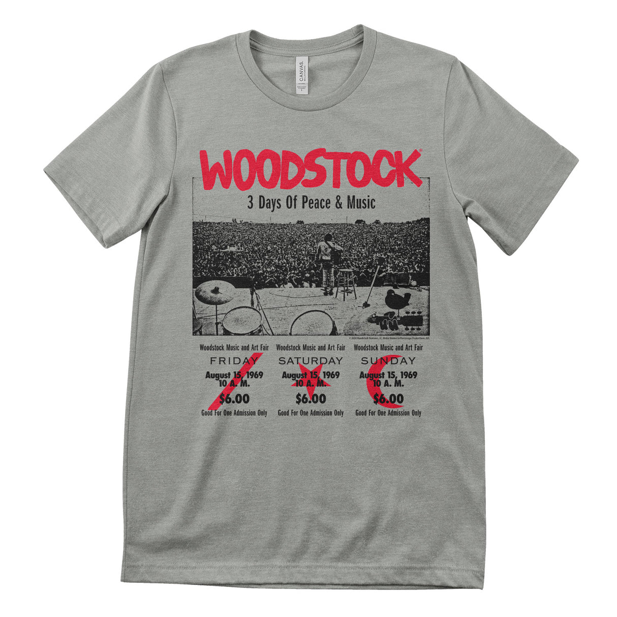 Woodstock - 3 Day Ticket T-Shirt