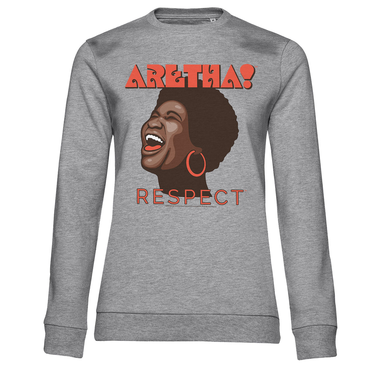 Aretha Franklin - RESPECT Girly Sweatshirt