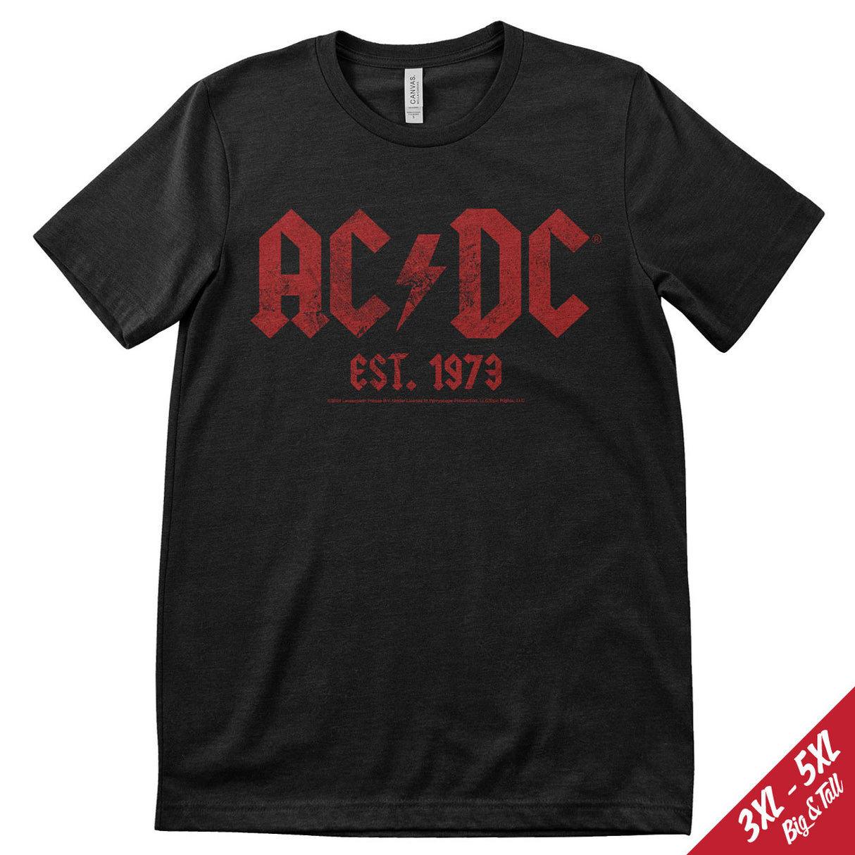 AC/DC Vintage 1979 Big & Tall T-Shirt