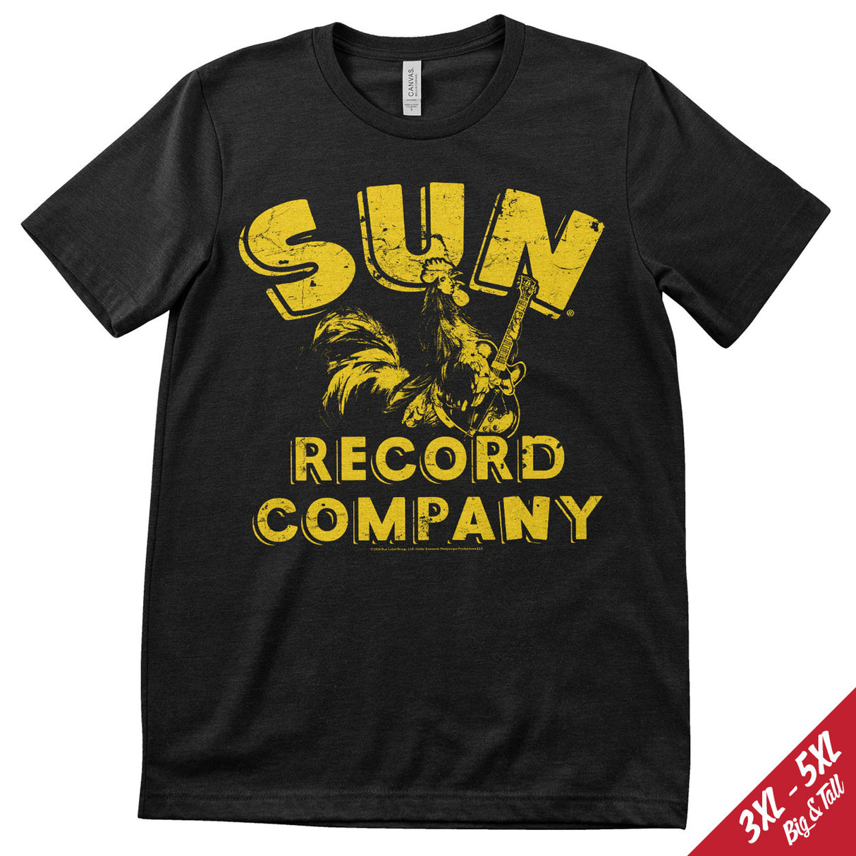 Sun Record Company Washed Big & Tall T-Shirt