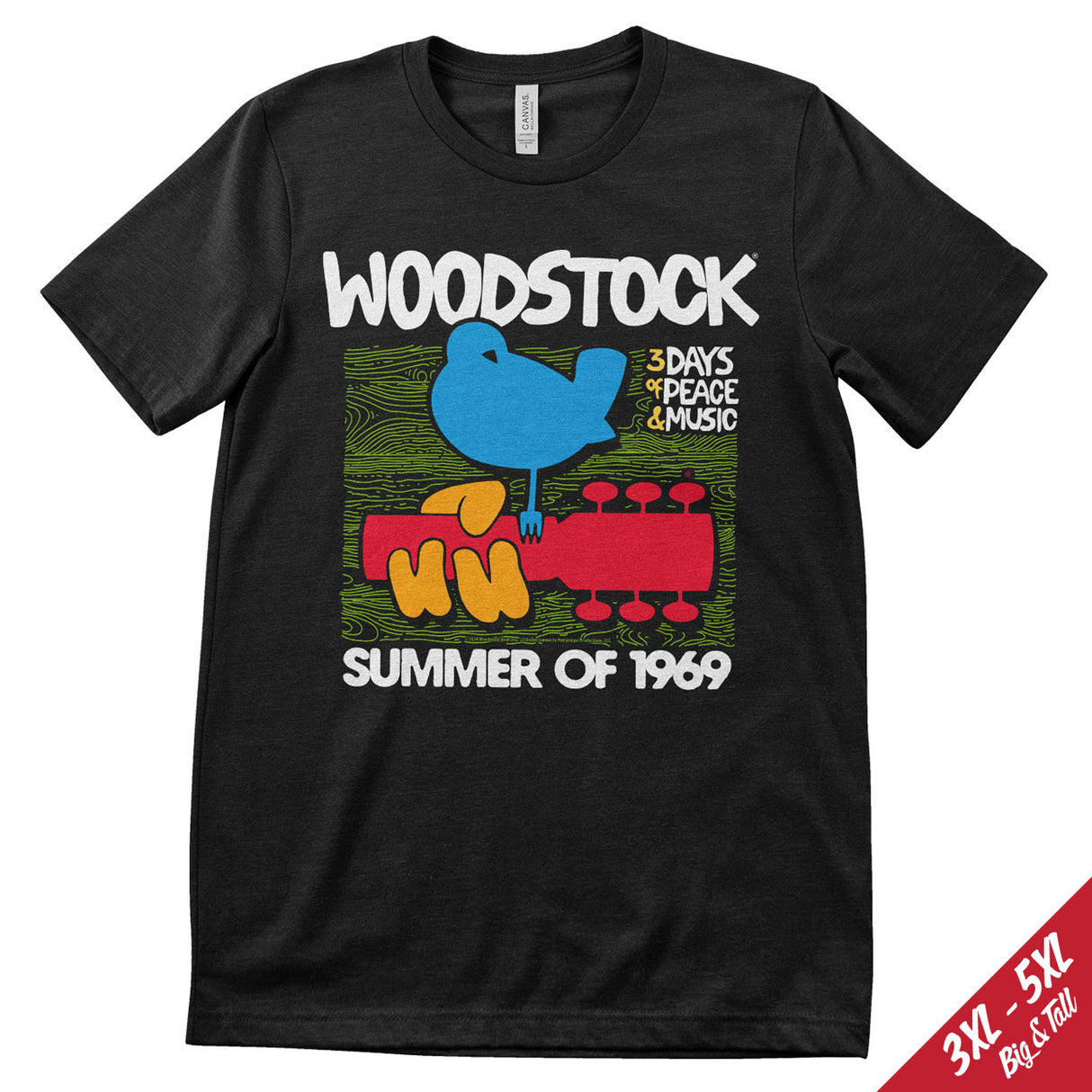 Woodstock - Summer Of 1969 Big & Tall T-Shirt