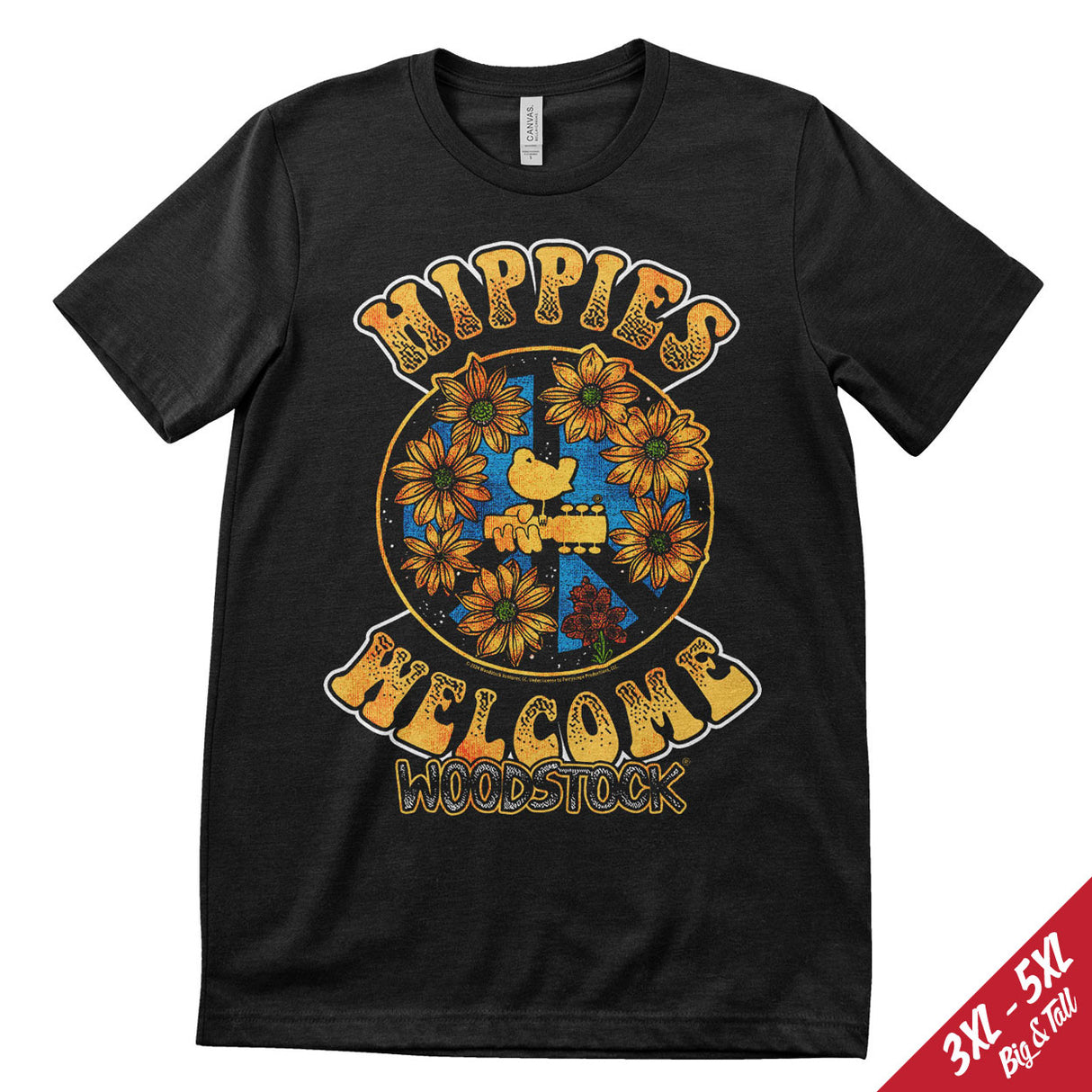 Hippies Welcome Big & Tall T-Shirt