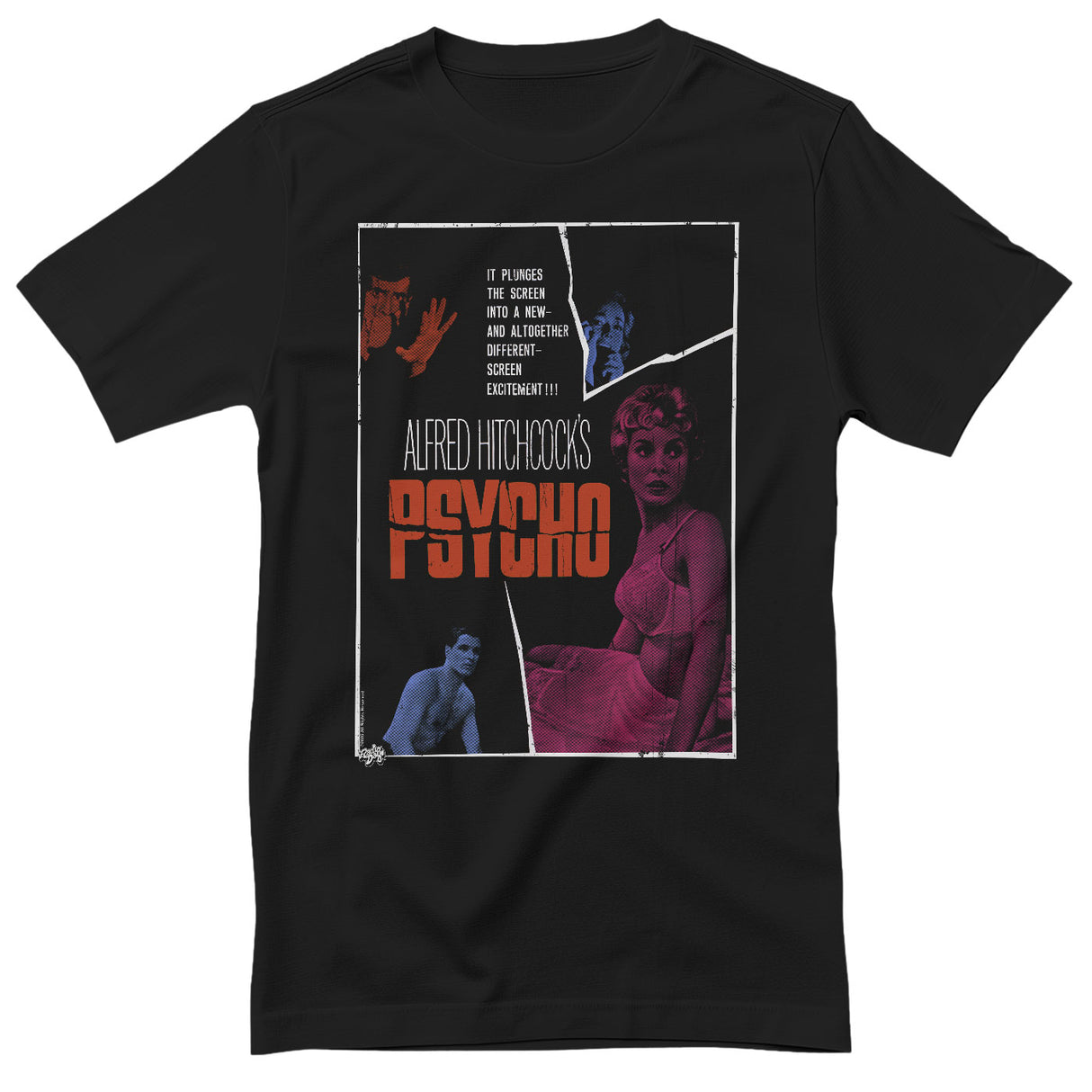 Alfred Hitchcock's PSYCHO Movie Poster T-Shirt