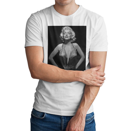 Marilyn Monroe - Fancy Low Cut  Portrait T-Shirt