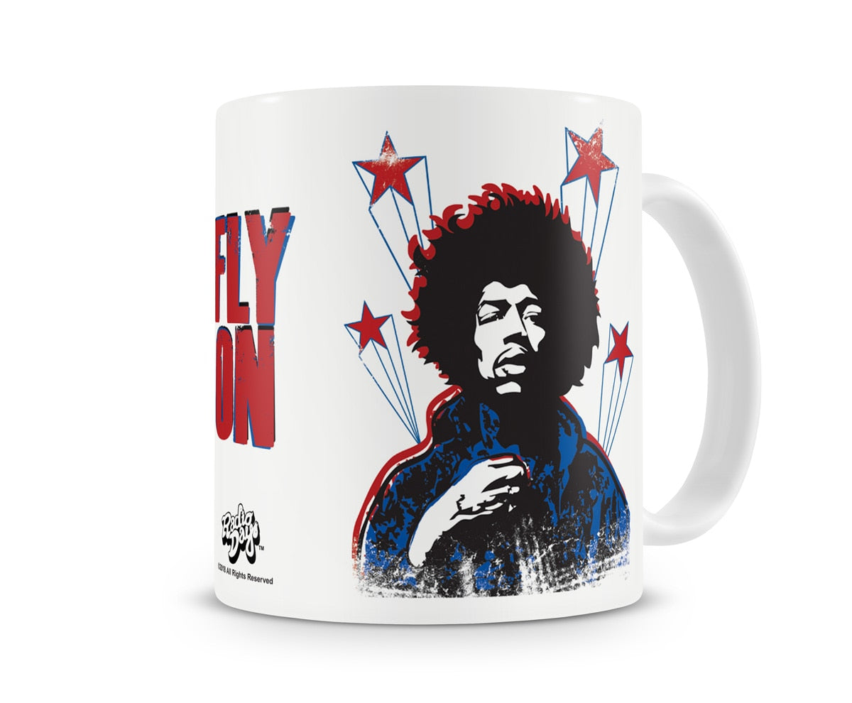 Jimi Hendrix Fly On Coffee Mug