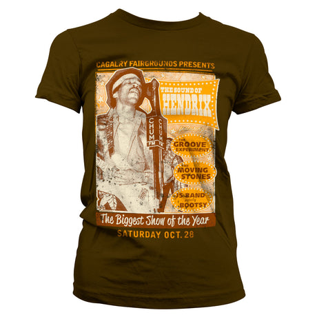 The Sound Of Hendrix Poster Girly Tee