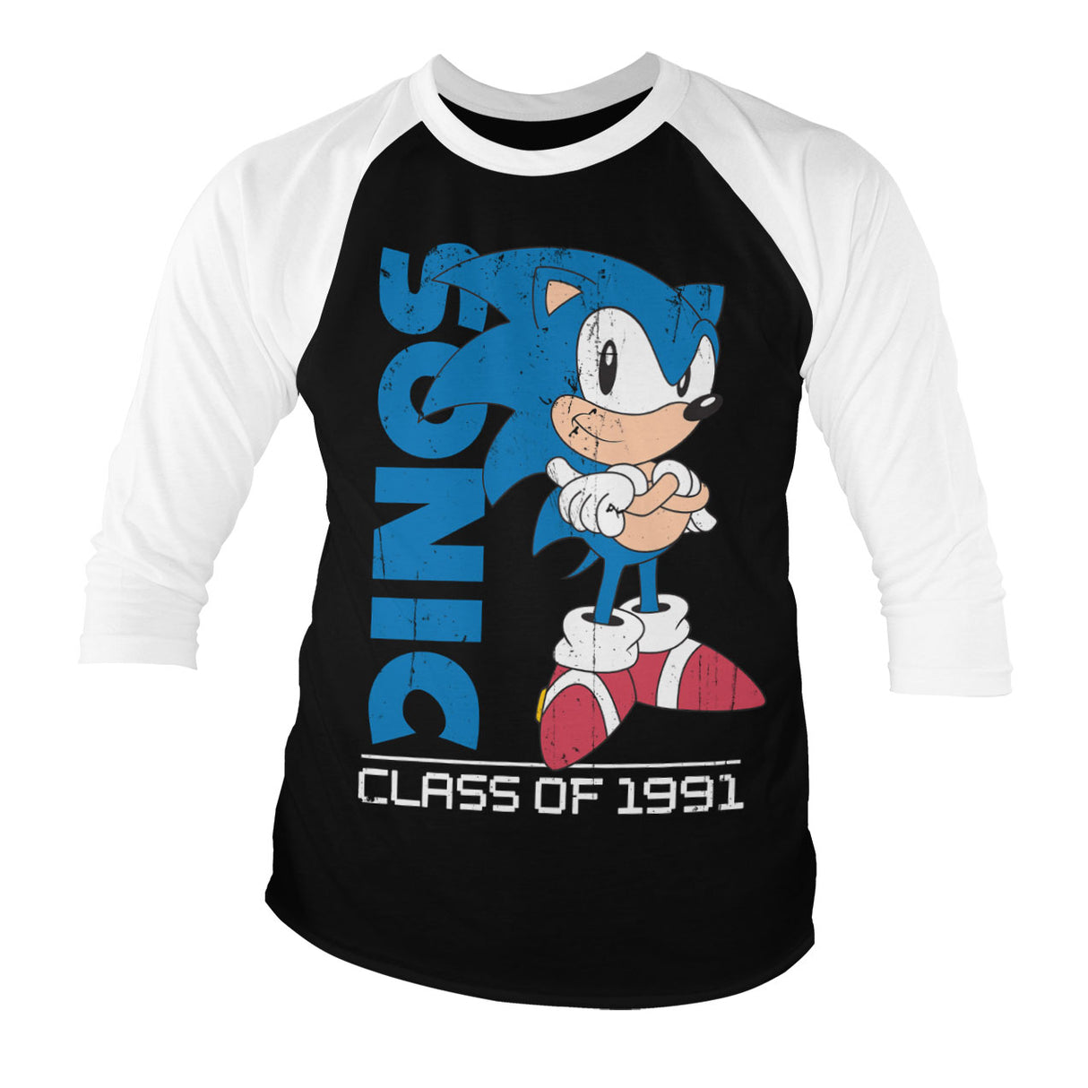 Sonic The Hedgehog - Class Of 1991 Baseball 3/4 Sleeve Tee