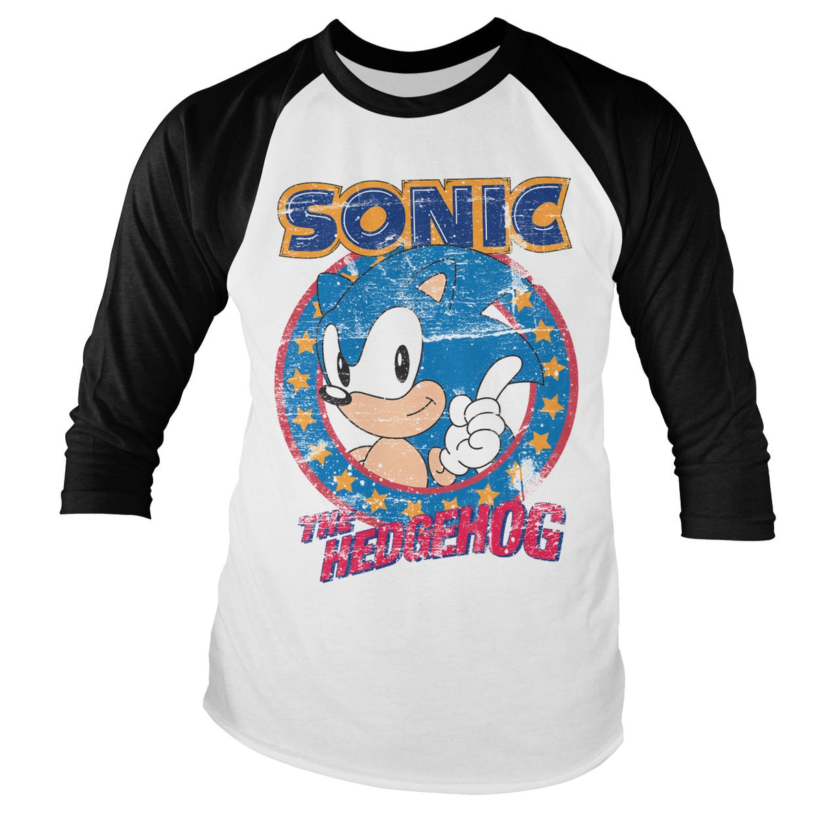 Sonic The Hedgehog Baseball Long Sleeve Tee