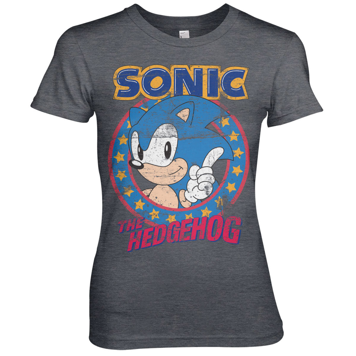 Sonic The Hedgehog Girly Tee