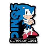 Sonic The Hedgehog - Class of 1991 Sticker