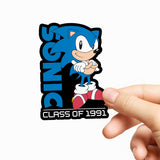 Sonic The Hedgehog - Class of 1991 Sticker