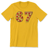 Six Seven Pizza Slice Tee