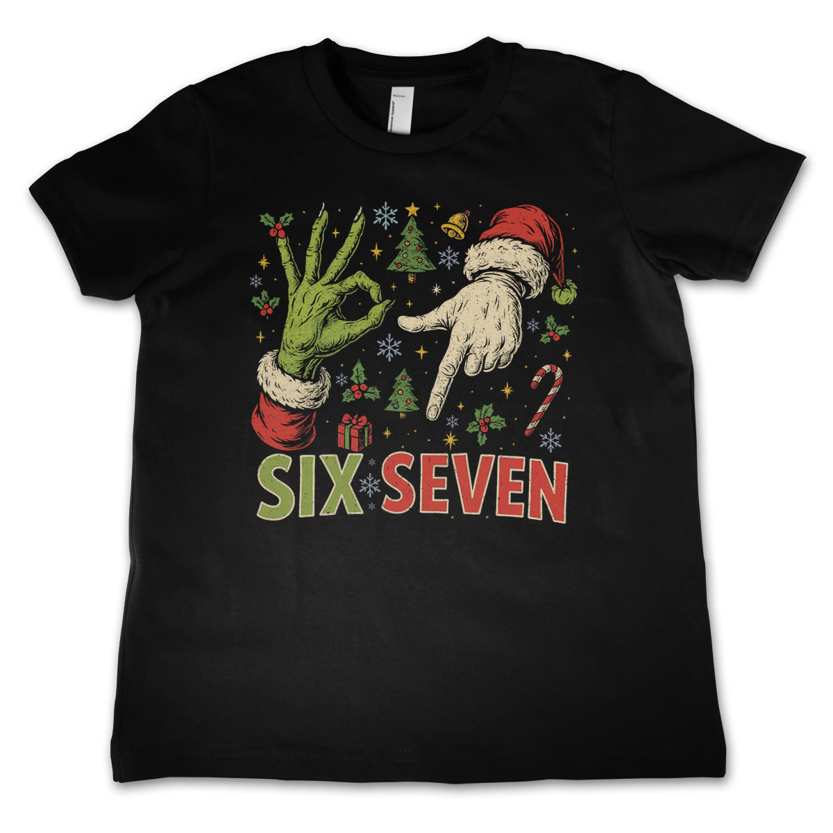 Christmas Six Seven Sign Kids Tee