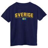 Sverige Flagga Kids Tee