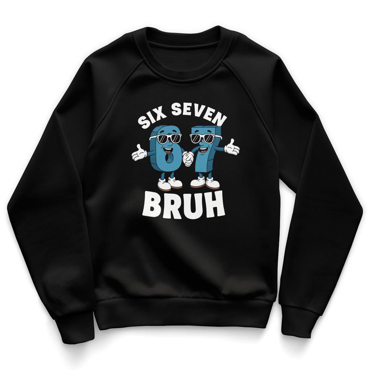 Six Seven Cool Cartoons Kids Sweatshirt