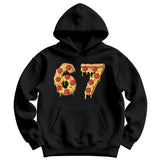 Six Seven Pizza Slice Kids Hoodie