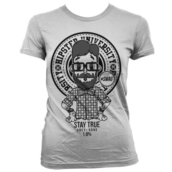 Hipster University Girly Tee