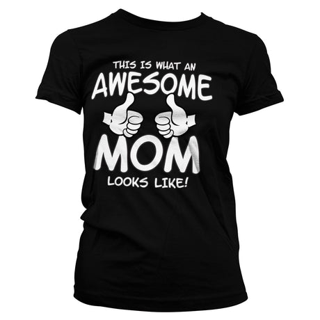 Awesome Mom Girly Tee