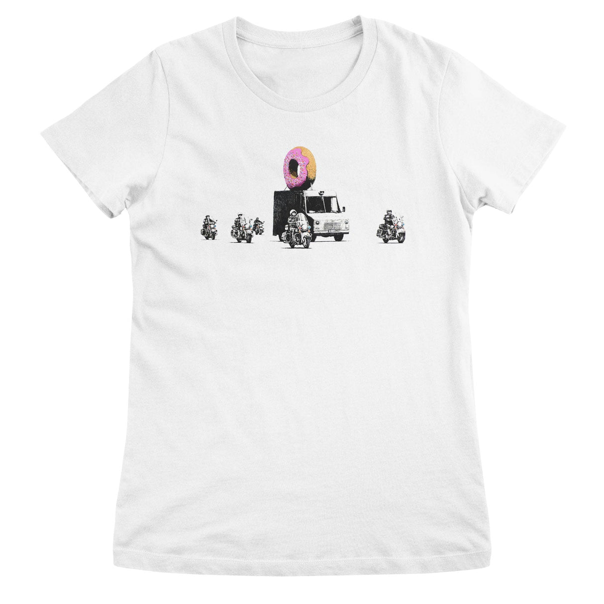Banksy - Heavy Donut Security Girly Top