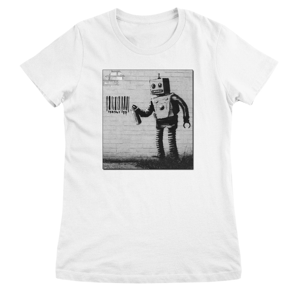 Banksy - Barcode Girly Top