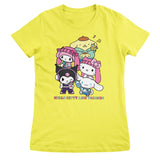 Hello Kitty and Friends Stacked Gang Girly Tee
