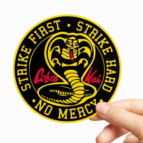 Cobra Kai Round Sticker