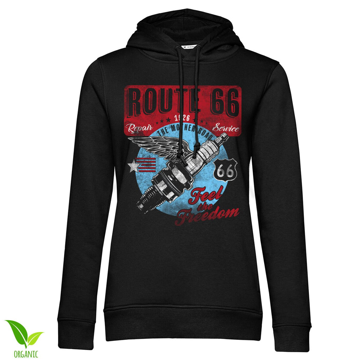 Route 66 Vintage Spark Girls Hoodie