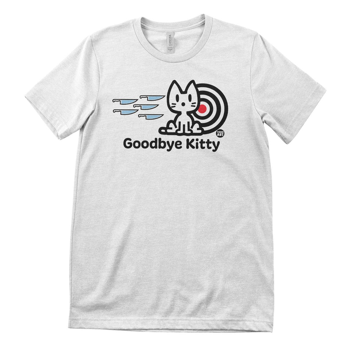 Goodbye Kitty Bullseye - ToddArt T-Shirt