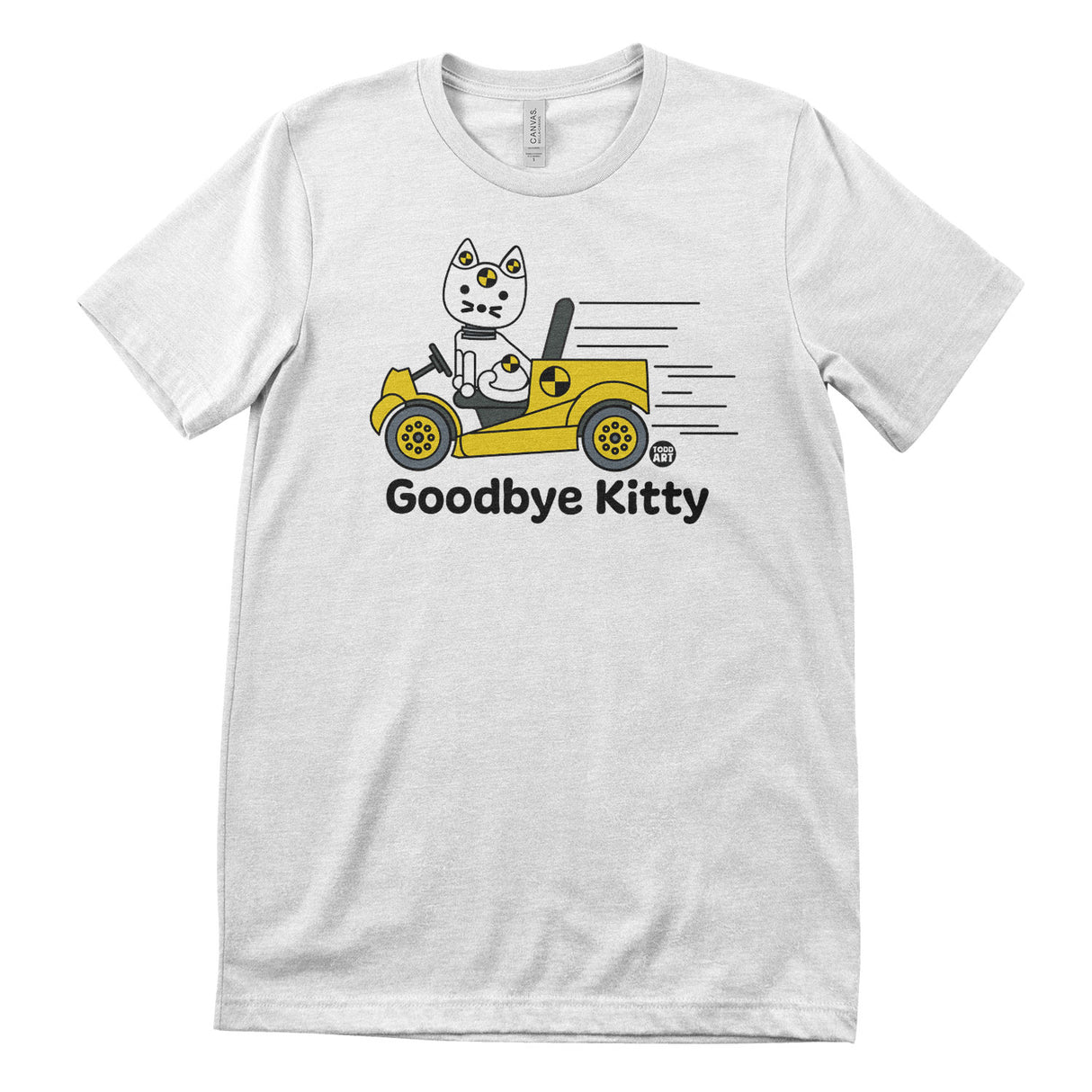 Goodbye Kitty Crash Test Dummy - ToddArt T-Shirt