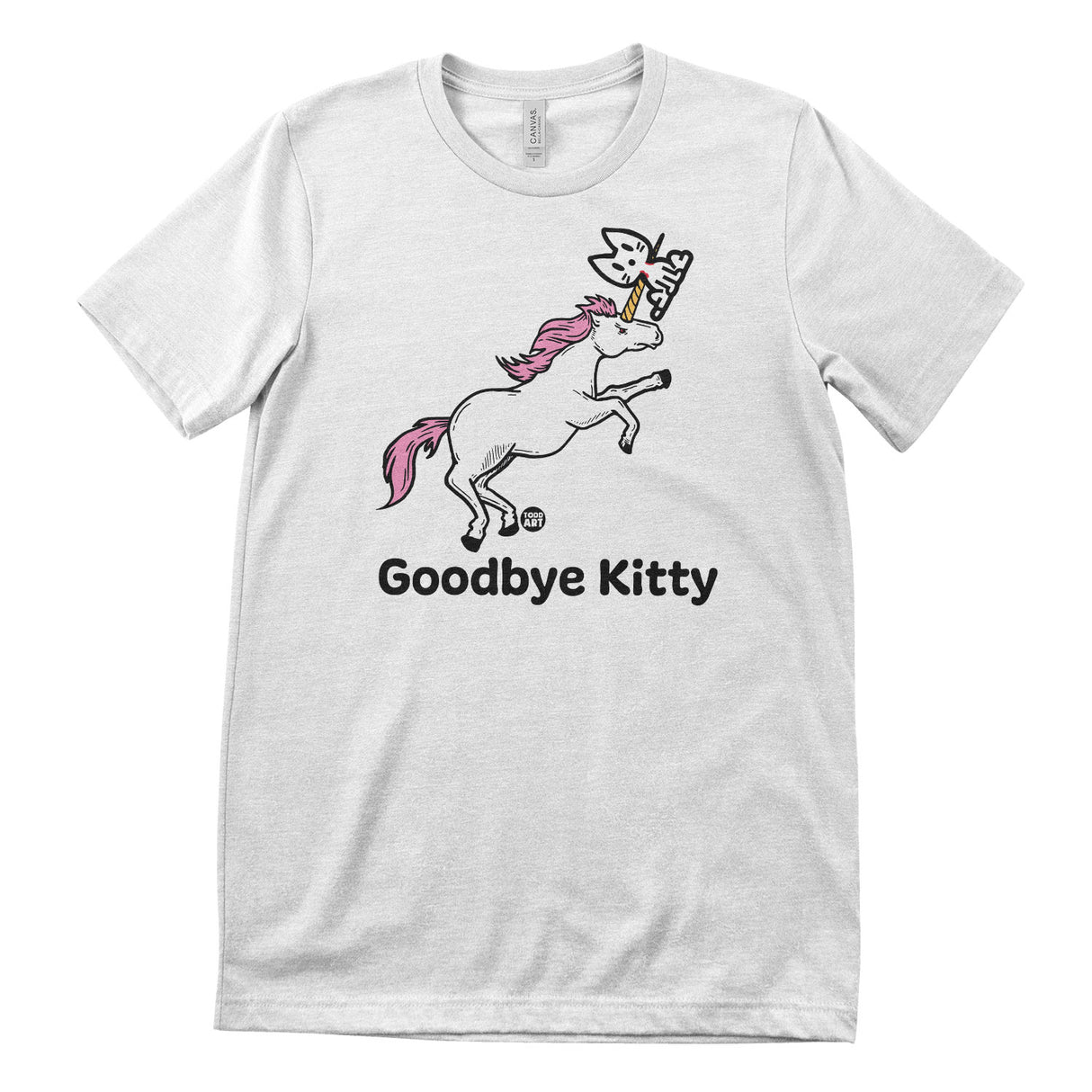 Goodbye Kitty Unicorn - ToddArt T-Shirt