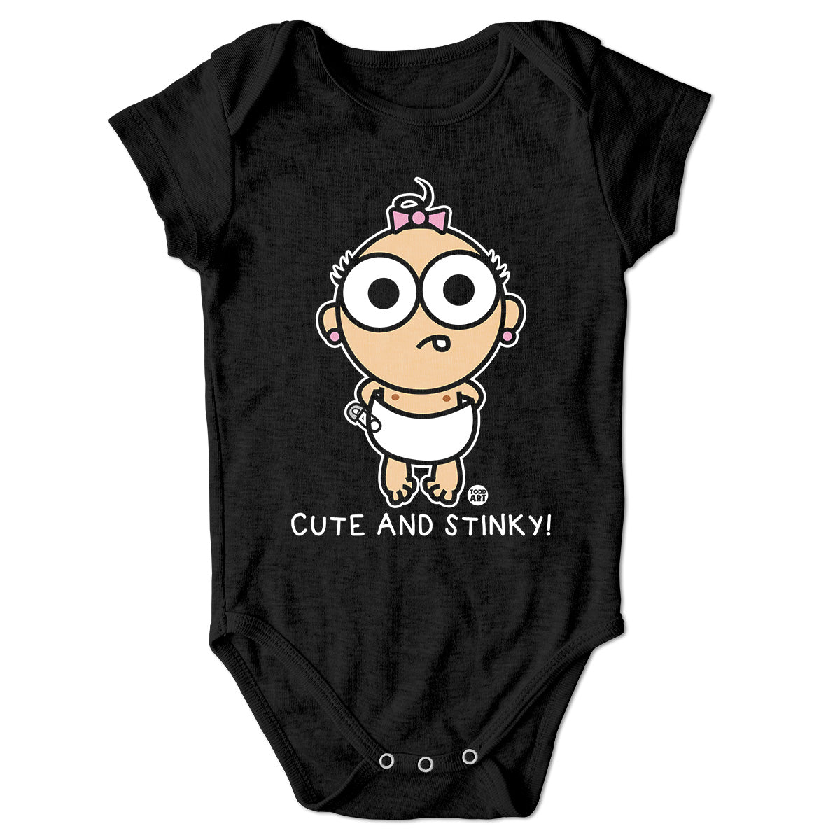 Bad Baby - Cute And Stinky - ToddArt Baby Body