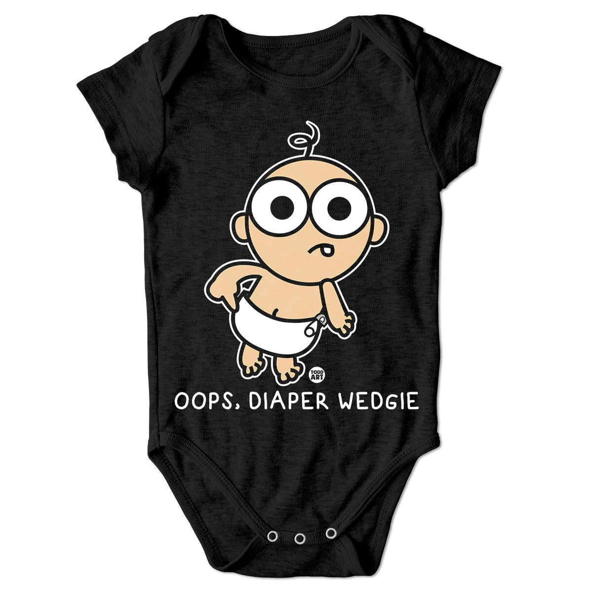 Bad Baby - Oops Diaper Wedgie - ToddArt Baby Body