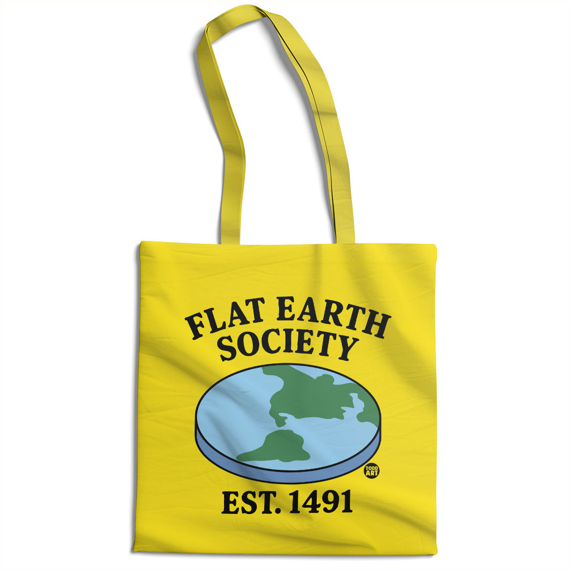 Flat Earth Society - ToddArt Tote Bag