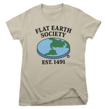 Flat Earth Society - ToddArt Girly Tee