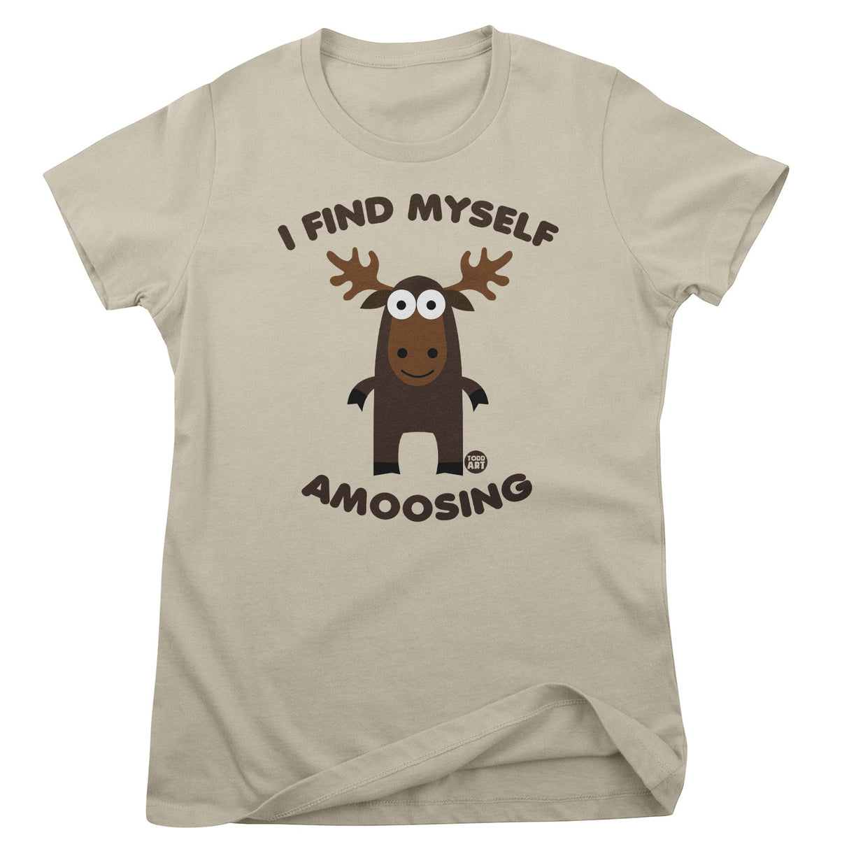 I Find Myself Amoosing - ToodArt Girly Tee