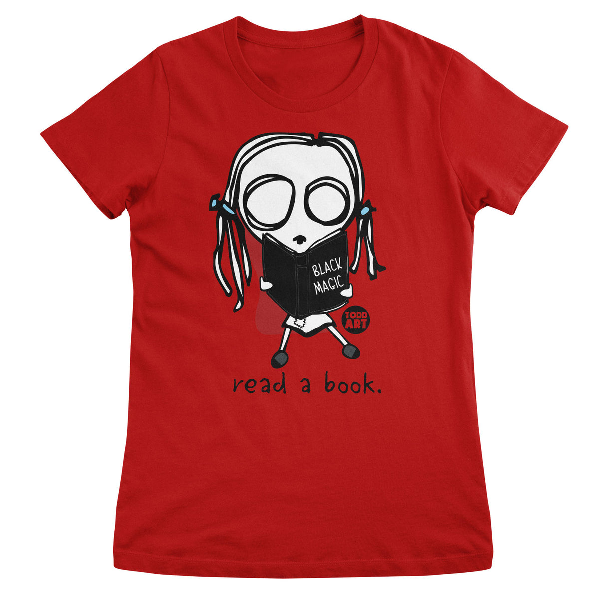 Eve-l - Read A Book - ToddArt Girly Tee