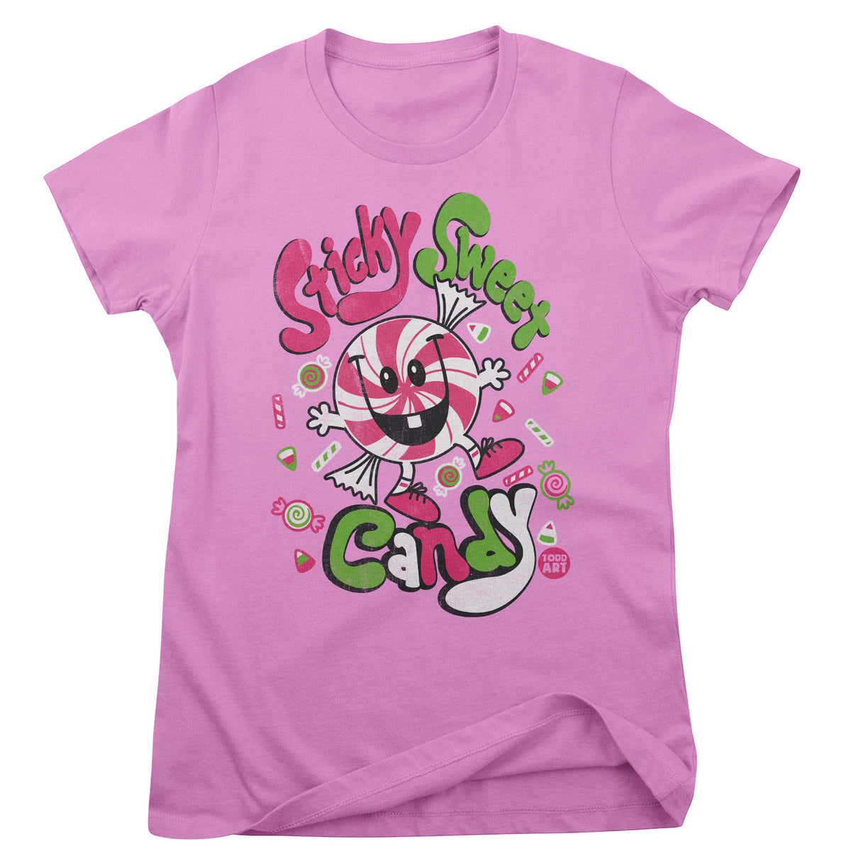 Sticky Sweet Candy - ToddArt Girly Tee