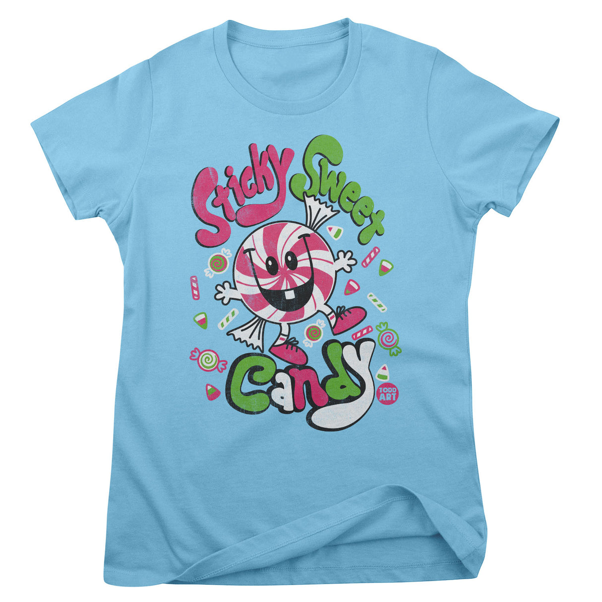Sticky Sweet Candy - ToddArt Girly Tee