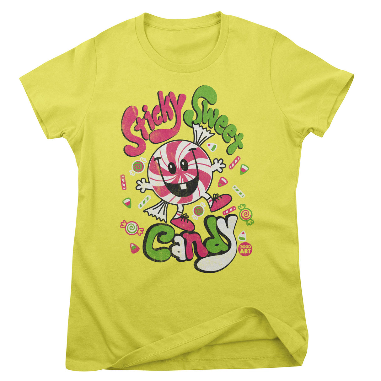 Sticky Sweet Candy - ToddArt Girly Tee