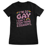 Can't Think Straight - ToddArt Girly Tee