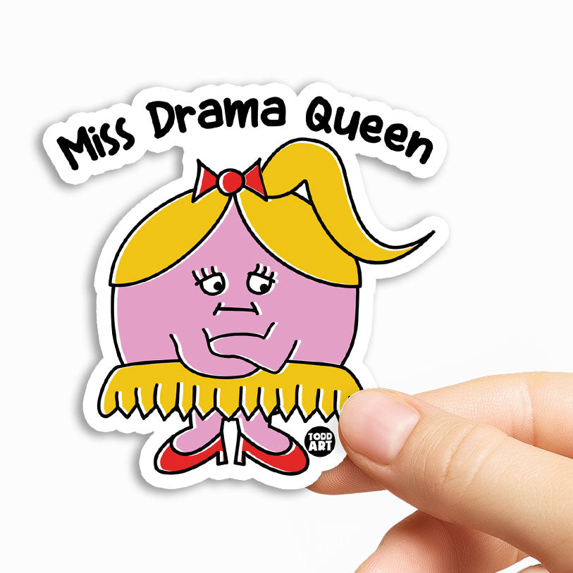 Miss Drama Queen Sticker