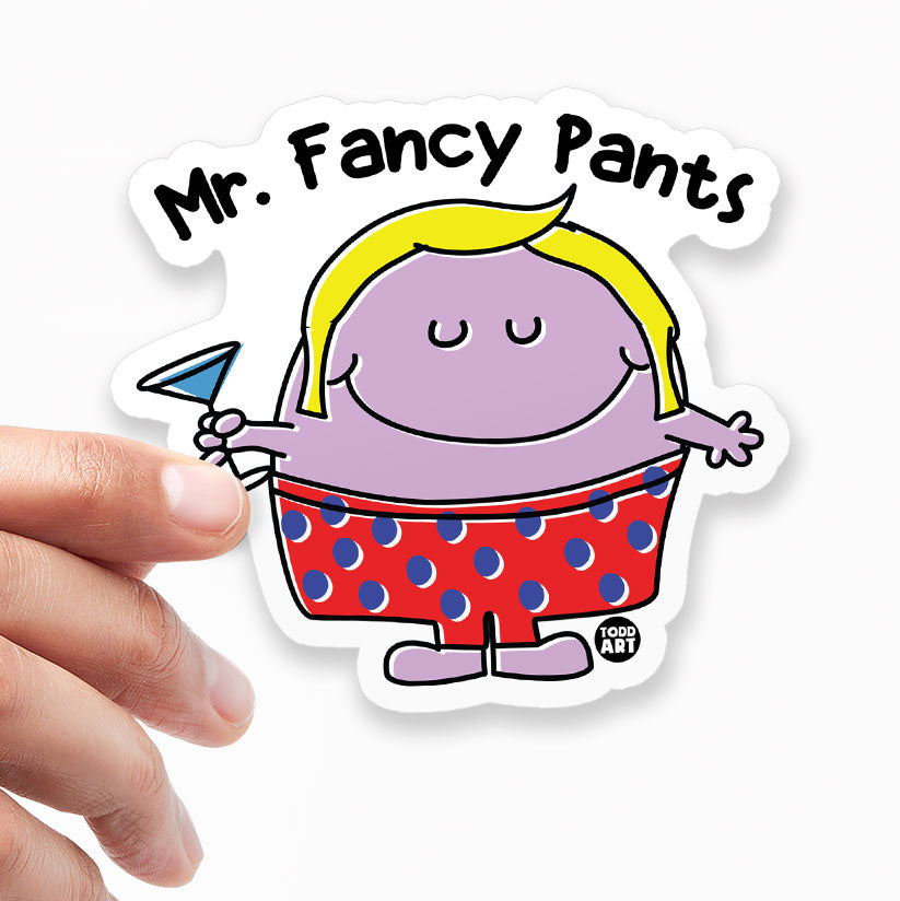 Mr Fancy Pants Sticker