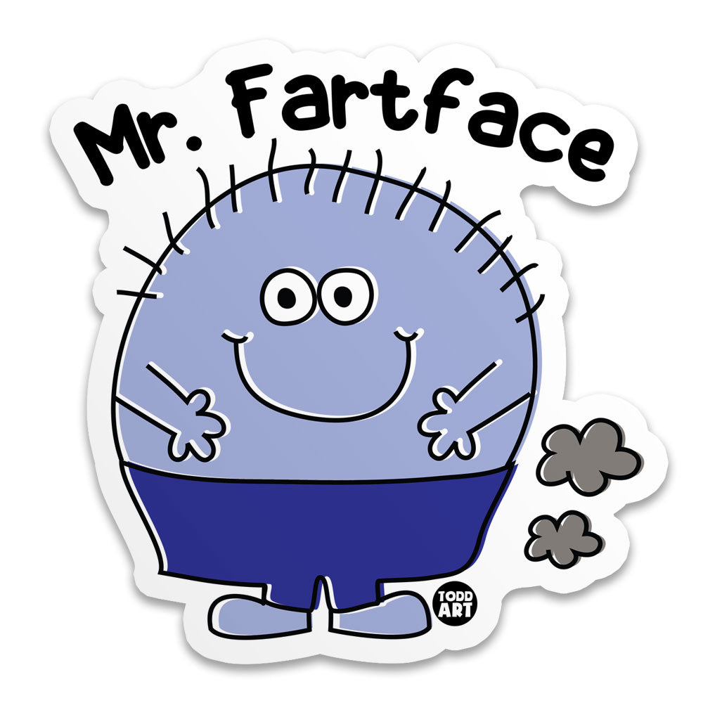 Mr Fartface Sticker
