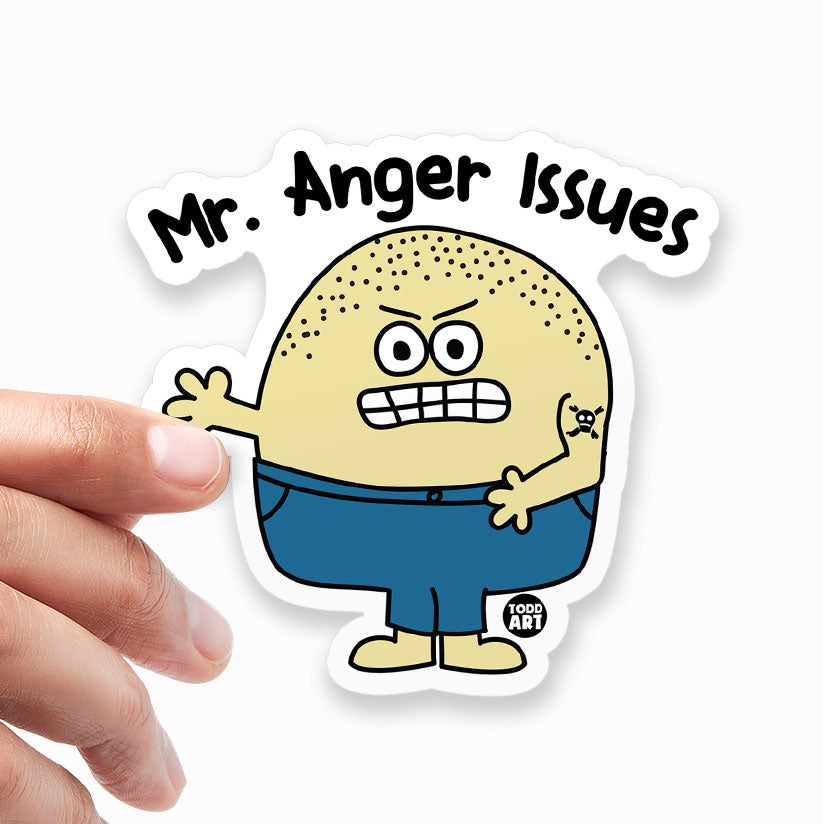 Mr Anger Issues Sticker