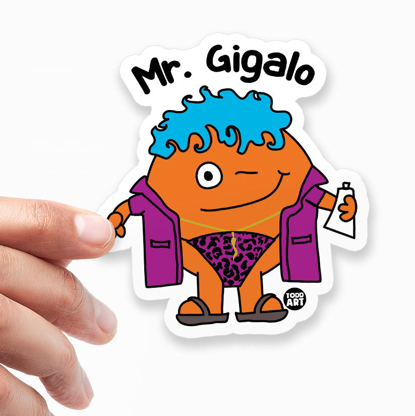 Mr Gigalo Sticker
