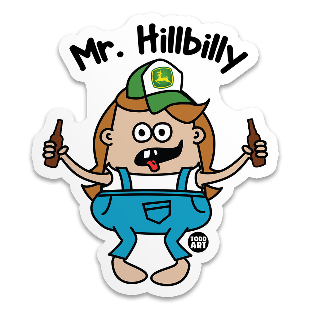 Mr Hillbilly Sticker