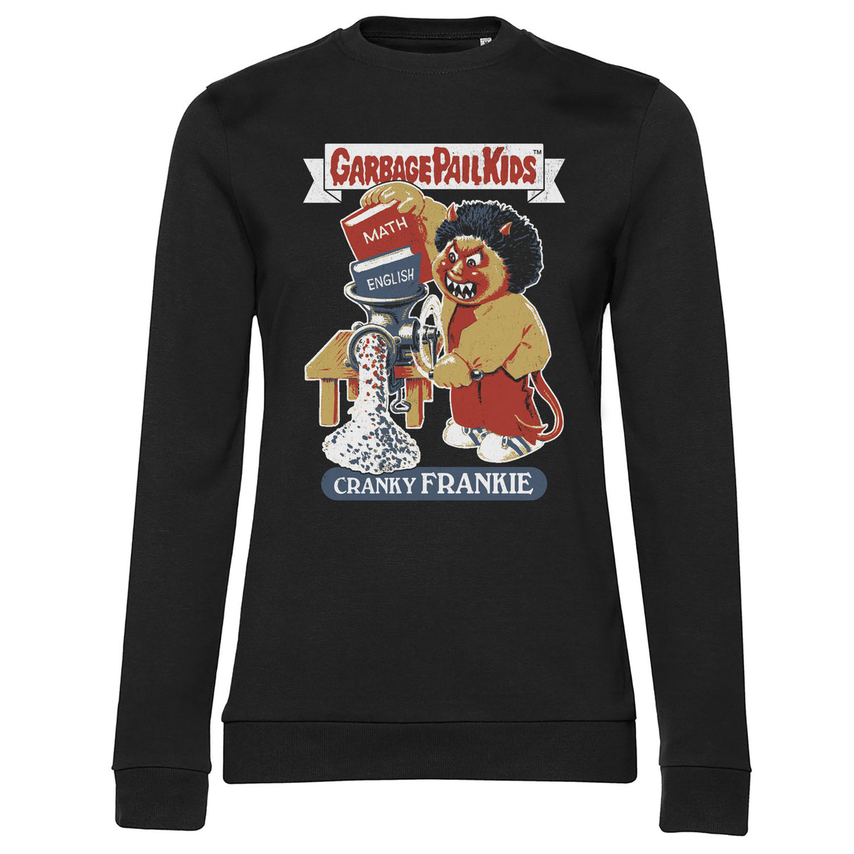 Garbage Pail Kids - Cranky Frankie Girly Sweatshirt