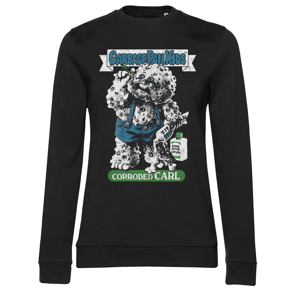 Garbage Pail Kids - Corroded Carl Girly Sweatshirt