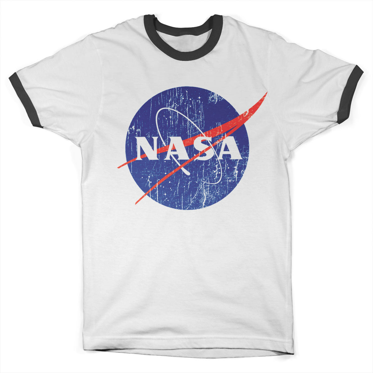 NASA Washed Insignia Ringer Tee